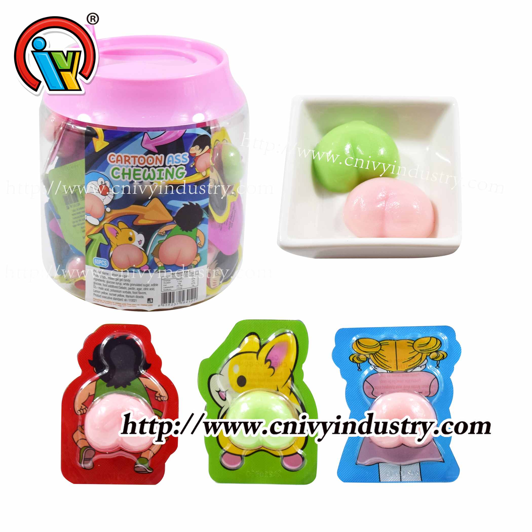 chewing bubble gum