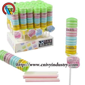 Форма макарун внутри соломенной конфеты CC Stick Candy