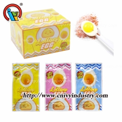 egg shape lollipop candy